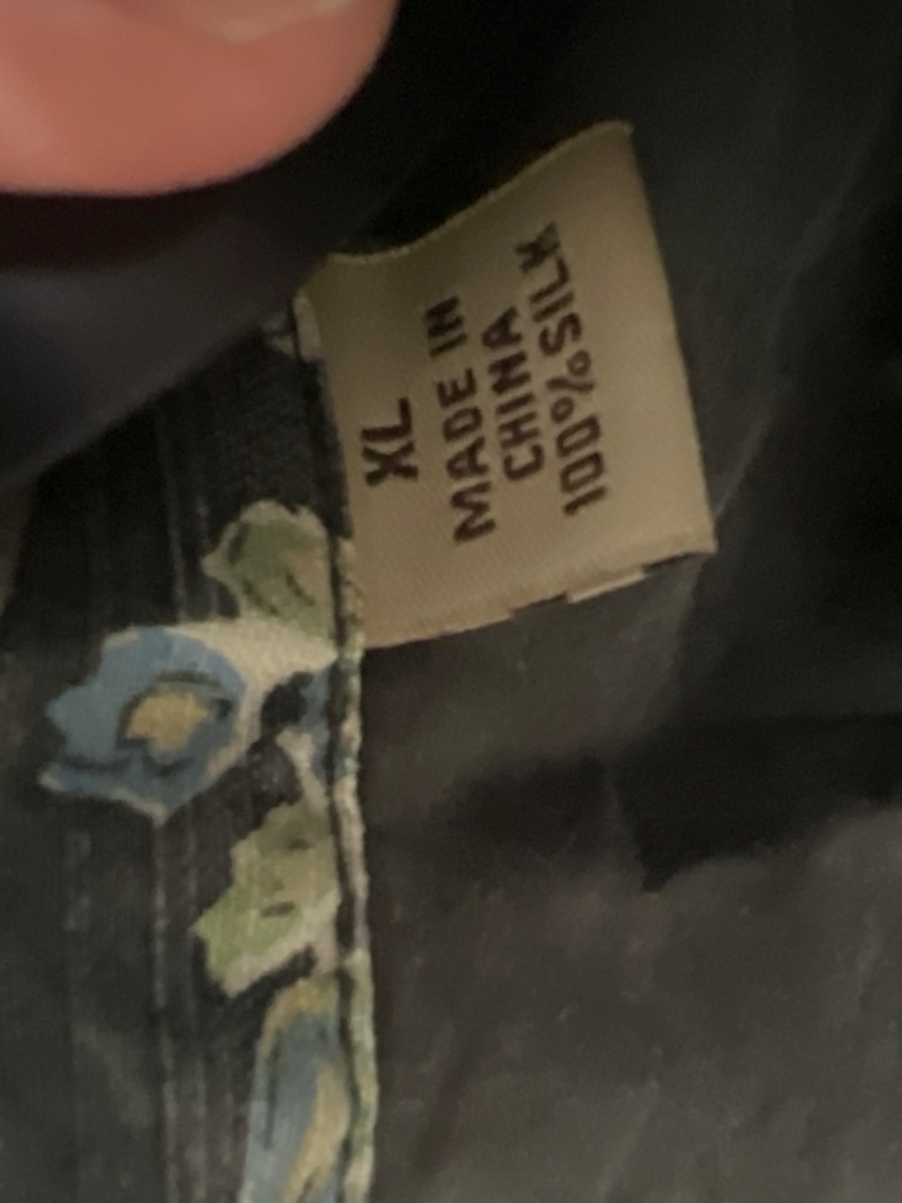 Tommy Bahama Black Floral Short-Sleeve Button-Down Shirt - Picture 6 of 7